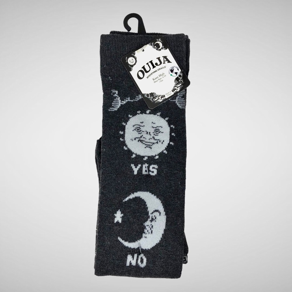 Ouija Halloween Ladies Knee High Socks, 1-Pack, Size 4-10 NWT